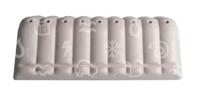 žebro bubnu pračky ZANUSSI / ELECTROLUX / AEG, se závažím, 190x111x45mm